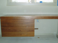 Cumaru Floating Desk