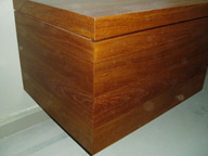 Cumaru Floating Desk