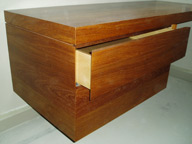Cumaru Floating Desk