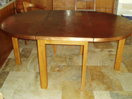 Pecan Copper Table