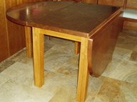 Pecan Copper Table